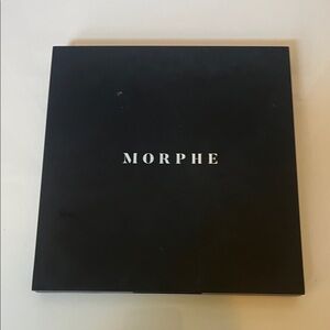 Morphe Black Compact Eyeshadow Palette with White Logo